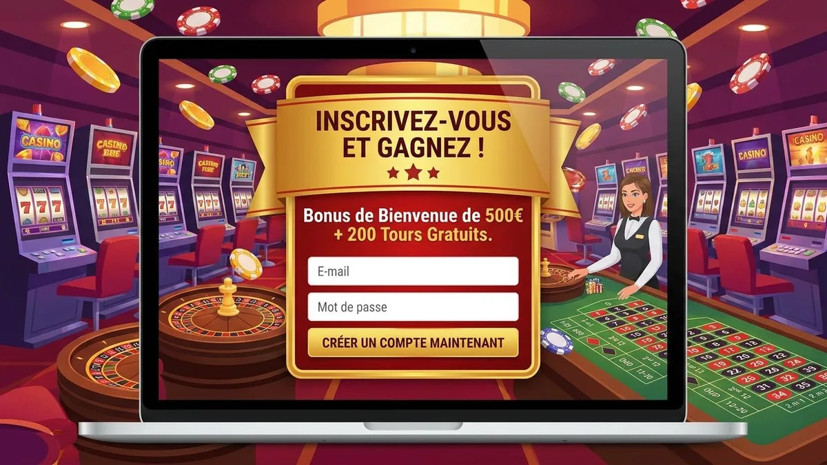 Inscription avec bonus